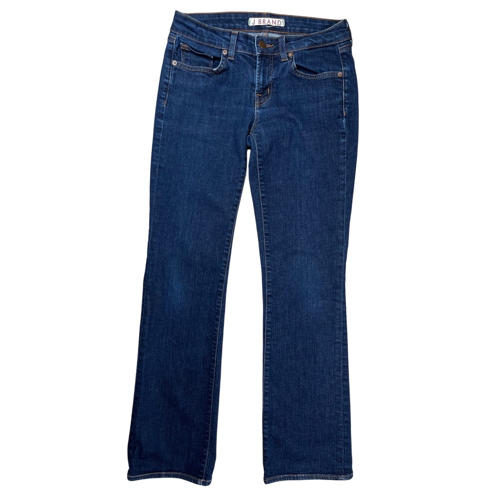 J Brand Bootcut Jeans Women 27 Blue Curvy Fit Boot Leg Pure Indigo Denim Western